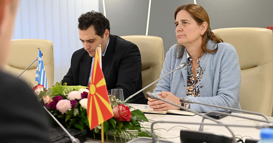 Грчката амбасадорка Софија Филипиду потврди дека Грција не одобрува пролонгирање. | Извор: МВР