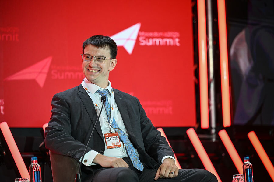 Далибор Фртуник, говорник на Самитот Македонија 2025.