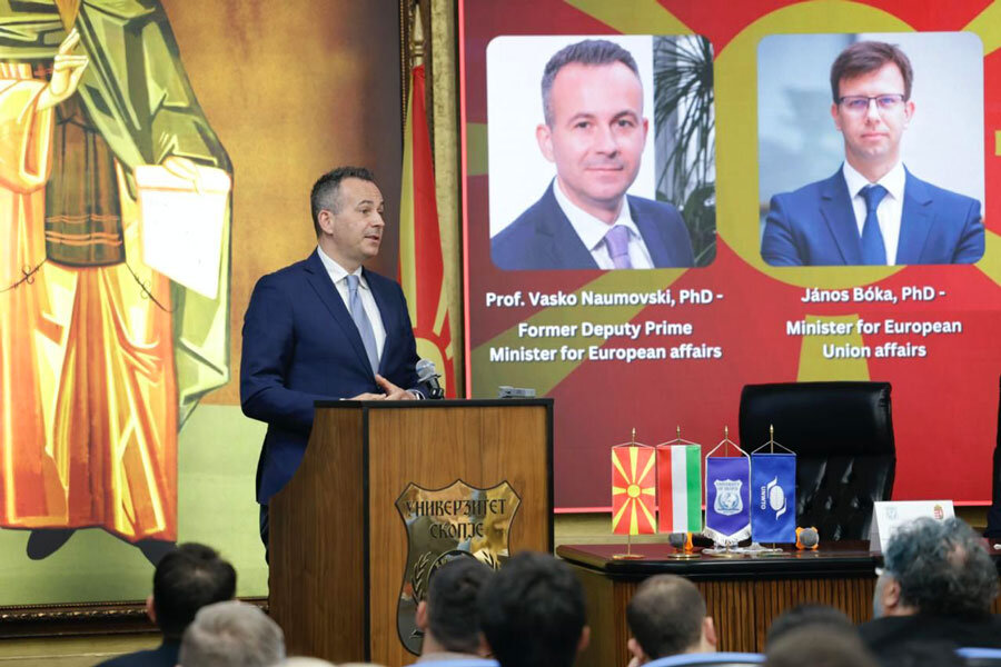 Наумовски: „Последната деценија покажа дека ЕУ се дистанцираше од нејзините сопствени традиционални вредности.“