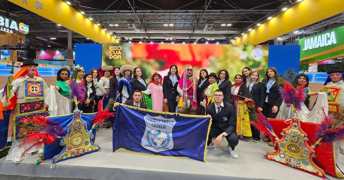Престижниот Меѓународен саем за туризам FITUR, незаборавно искуство за студентите на Универзитетот „Скопје“