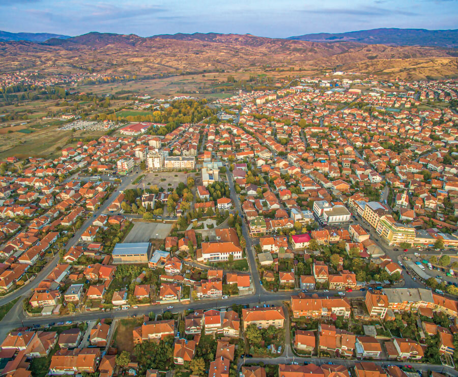 Панорама на Виница. | Извор: macedoniafromabove.mk