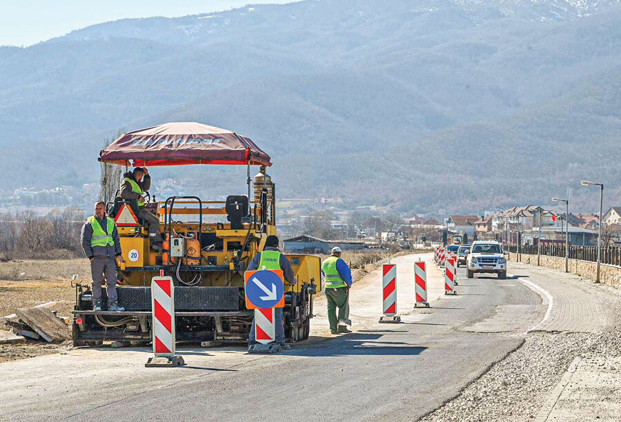 Санација на патот Струга - Ќафасан | Извор: ЈПДП 