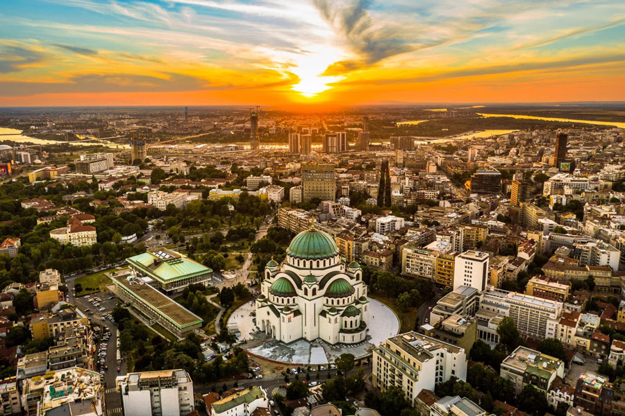 Панорама на Белград.