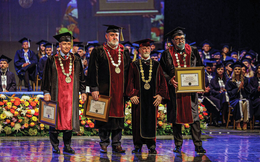 на проф. д-р Јове Кекеновски му беше доделена почесна титула Professor Honoris Causa, а на г-н Феми Косовали почесна титула Doctor Honoris Causa.