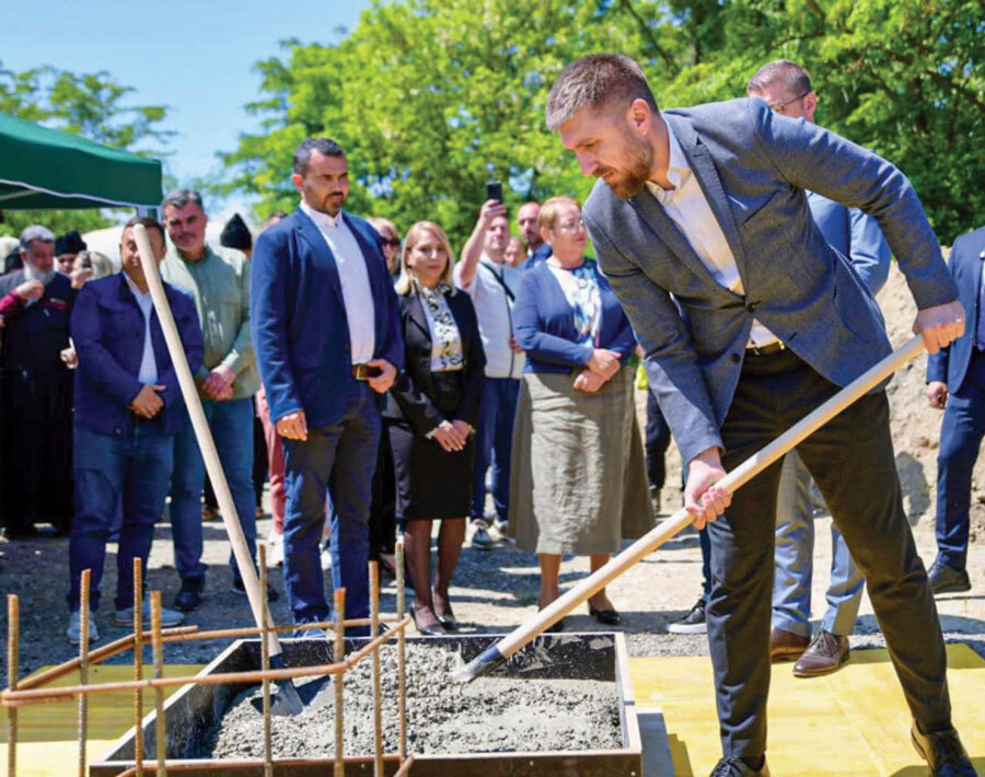 Митески: „Само со брза реакција и конструктивен пристап, се наоѓа решение за секојдневните предизвици.“ | Извор: Општина Аеродром